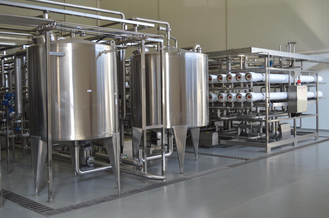 Installed Plum continuous membrane clarification system for soy sauce, vinegar, and fermented condiments