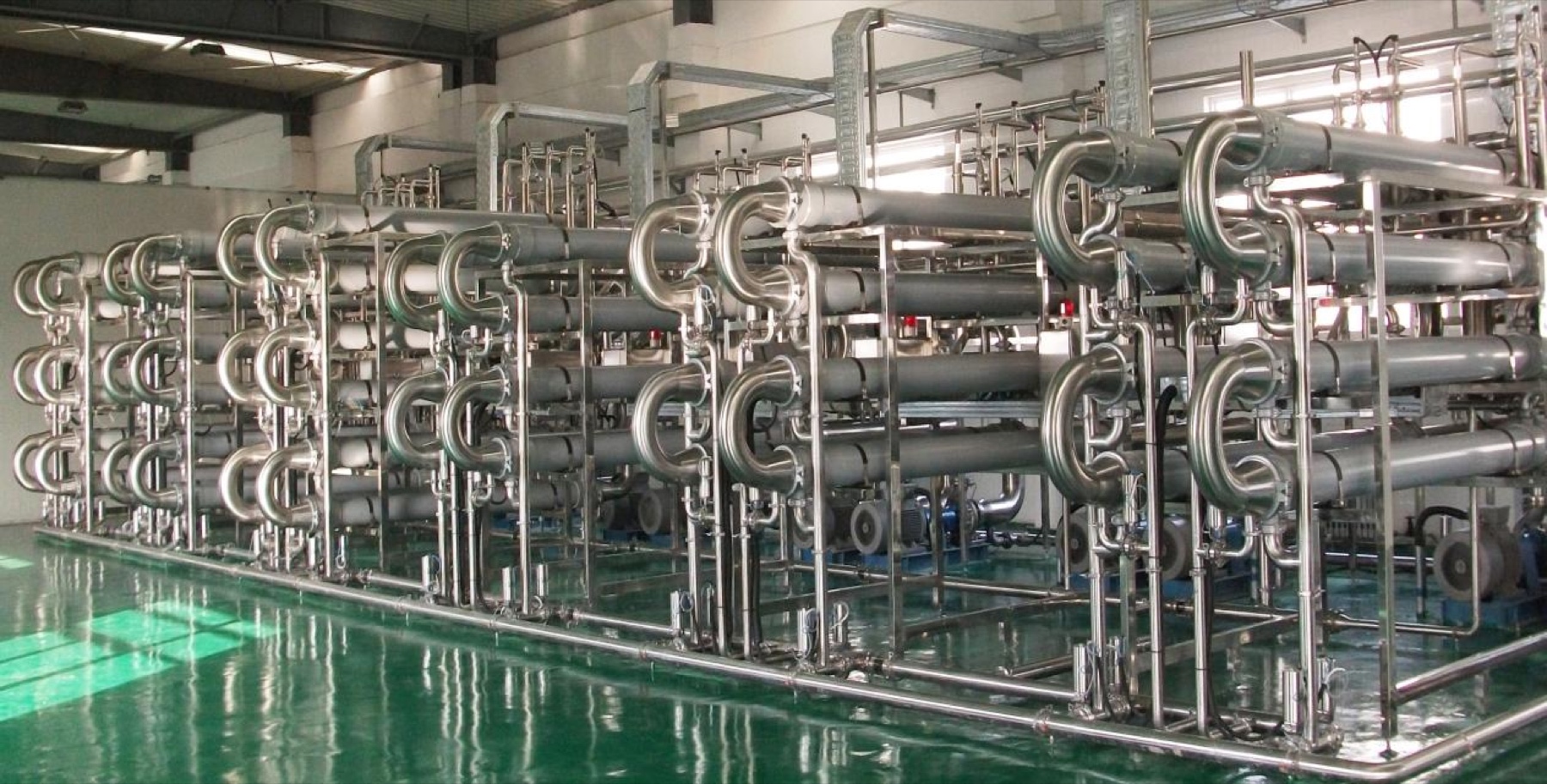Installed Plum membrane concentration system for a functional-sugar dilute stream