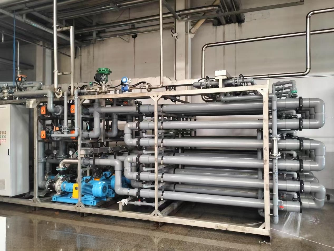 Engineering setting for a functional-sugar hydrolysate tubular membrane clarification system