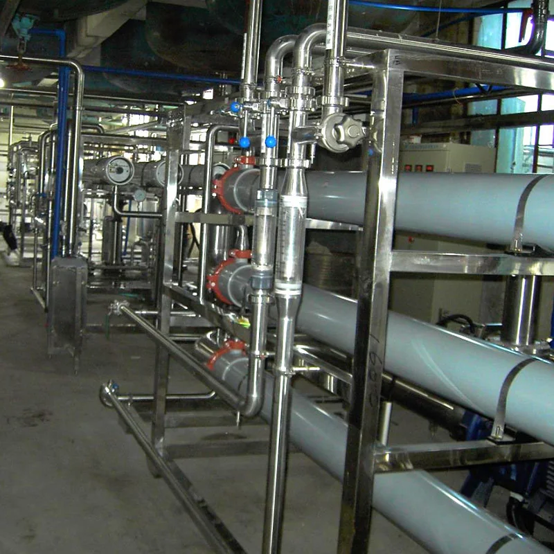 Membrane equipment at a process-fluid separation project